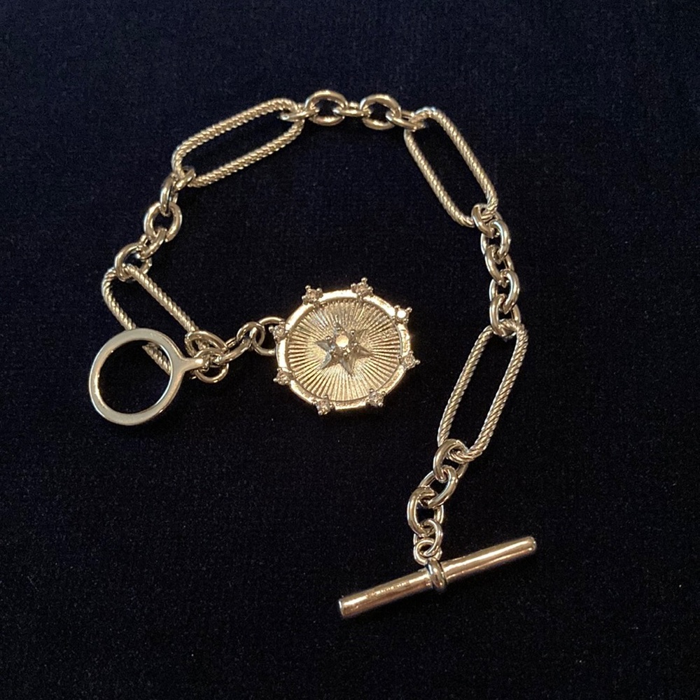 Lisa Robertson Bronze Medallion Bracelet, NWOT